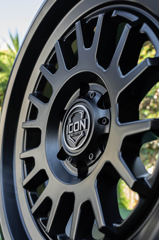 ICON 8217855557SB Anza 17x8.5 5x150 25mm Offset 5.75in BS - Satin Black Wheel