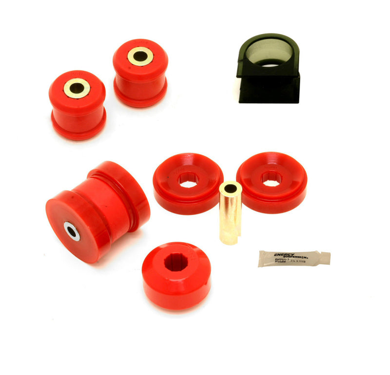 BMR BK022 5th Gen Camaro Front Suspension Bushing Kit (BK008 BK018 BK019) - Black/Red