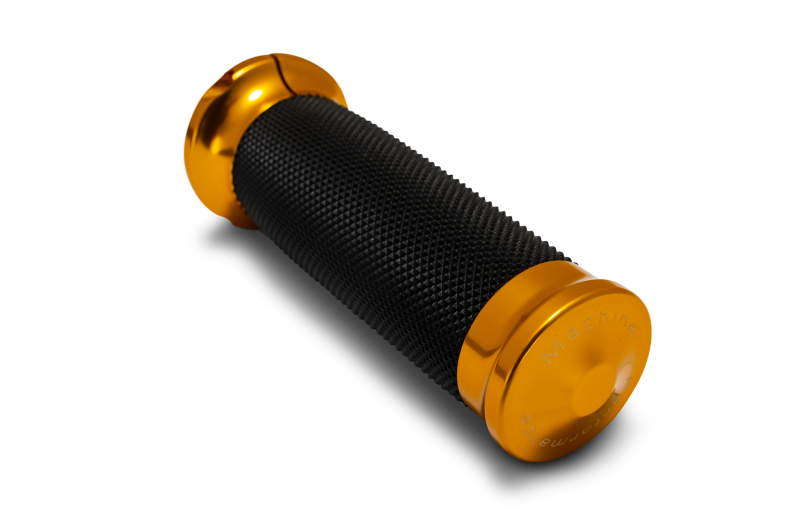 Performance Machine 0063-2105M-G 24-25 Touring, 2025 Softail TBW Contour Handle Grip Set - Gold