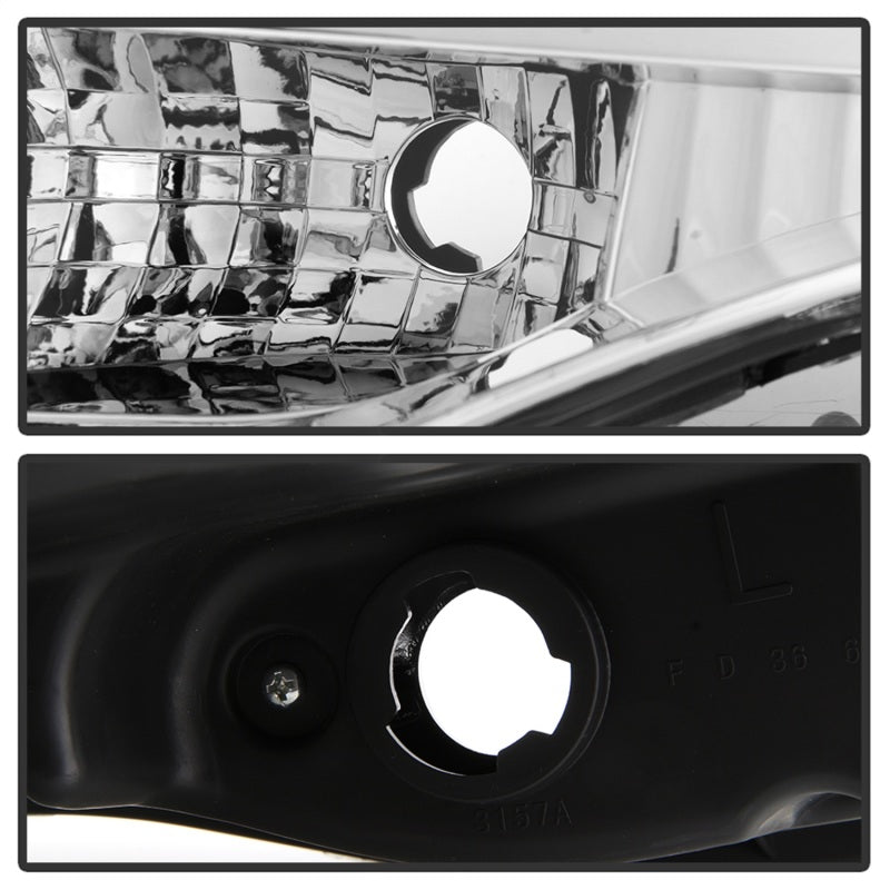 xTune 9042409 07-14 fits Ford Expedition OEM Style Headlights -Chrome (HD-JH-FE