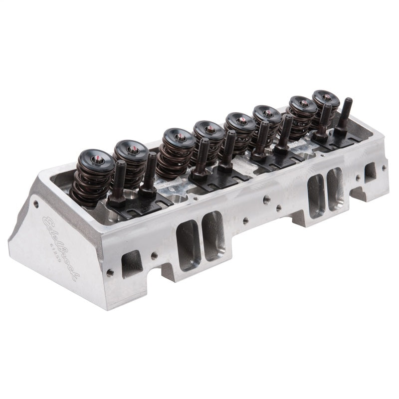 Edelbrock 61259 Cylinder Head Victor Jr fits SBC 23 Deg 220cc Complete for Solid Roller Cam