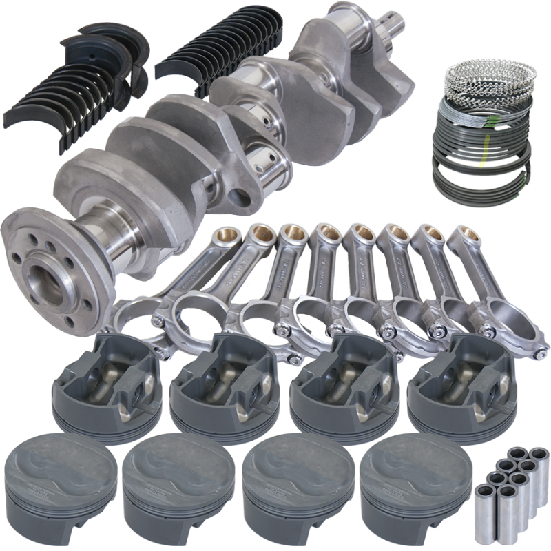 Eagle 62504030 fits Chevy 400 3.750in Crank 6.000in I-Beam Rods 4cc Dome 4.155in Pistons Rotating Assembly