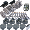 Eagle 62504040 fits Chevy 400 3.750in Crank 6.000in I-Beam Rods 4cc Dome 4.165in Pistons Rotating Assembly
