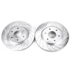 PowerStop fits Infiniti 05-07 QX56 Front Evolution Drilled & Slotted Rotors -