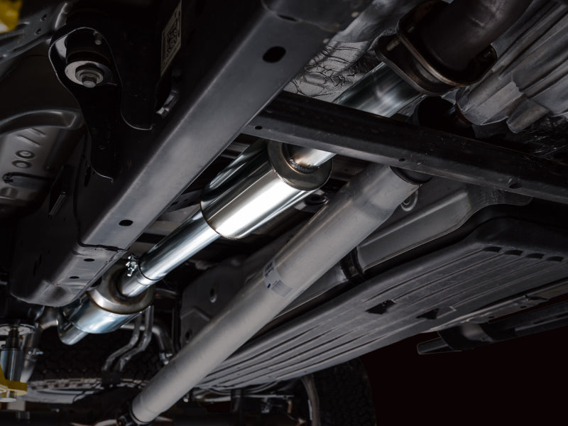 AWE Tuning 2021+ Ford F150 Tremor w/ Bumper Cutouts 0FG Resonated Catback w/ Chrome Silver Tips