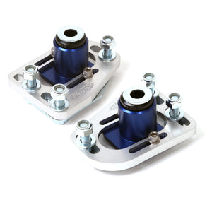 BBK  2525 Mustang Caster Camber Plate Kit - Silver Anodized Finish