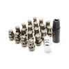 Wheel Mate 32925TP Muteki SR35 End Lug Nuts Lock Set-C.Titanium 12x1.25 35mm