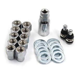 Race Star 630-51422S-10 Pro Forged Lug Kit 12mm x 1.5mm Open .50in Shank 13/16in Head (1.063in Washer) - Set of 10