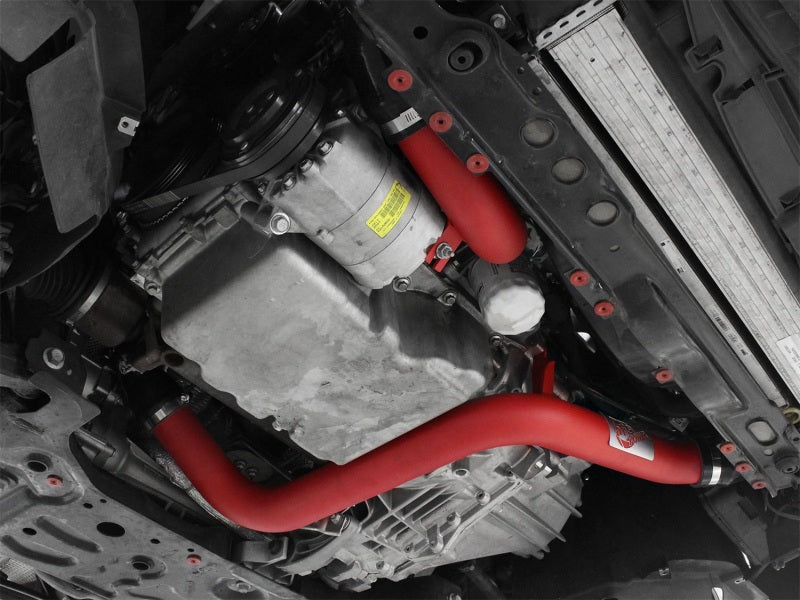 AFE 46-20184-R unner 2.5in Red Intercooler Tubes Hot and Cold Side 12-16 fits F