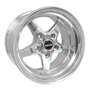 Race Star 92-550944DP 92 Drag Star Polish 15x5 5x5.00BC 2.375BS Direct Drill Polished Wheel