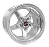 Race Star 92-550944DP 92 Drag Star Polish 15x5 5x5.00BC 2.375BS Direct Drill Polished Wheel