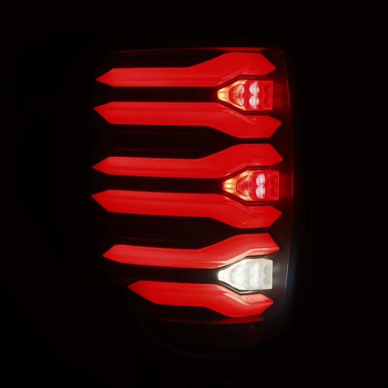 AlphaRex 653070 09-14 fits Ford F150 LUXX LED Taillights - Black Housing