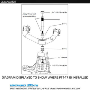 Fabtech FT147 HD Misalignment Spacer