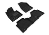 3D L1HY01704709 Maxpider 13-18 fits Hyundai Santa Fe Sport Elegant 1st 2nd Row - Floor Mat Set (Black)