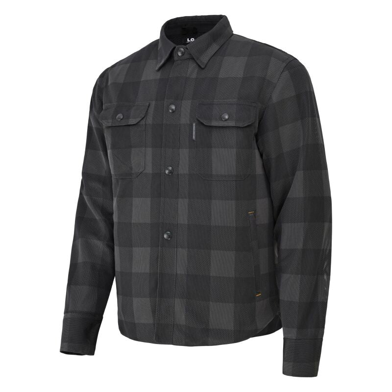 Speed and Strength Black Nine Mesh Moto Shirt Black - Small