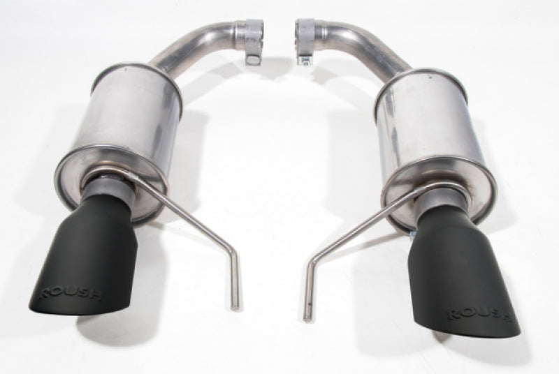Roush 422333-BLK 2024 fits Ford Mustang GT/EcoBoost Dual Tip Axle Back Exhaust w/ Black Tips