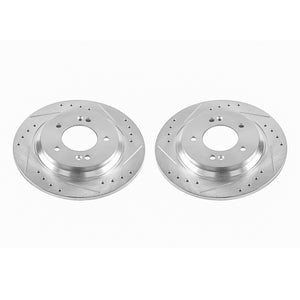 PowerStop fits Hyundai Azera Rear Evolution Drilled & Slotted Rotors - Pair