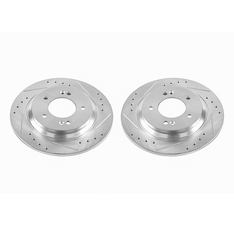 PowerStop fits Hyundai Azera Rear Evolution Drilled & Slotted Rotors - Pair