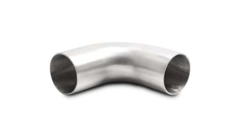 Vibrant 13342 OD 2.75in Tangent Length T304 SS 90 Deg Mandrel Bend w/Extended L