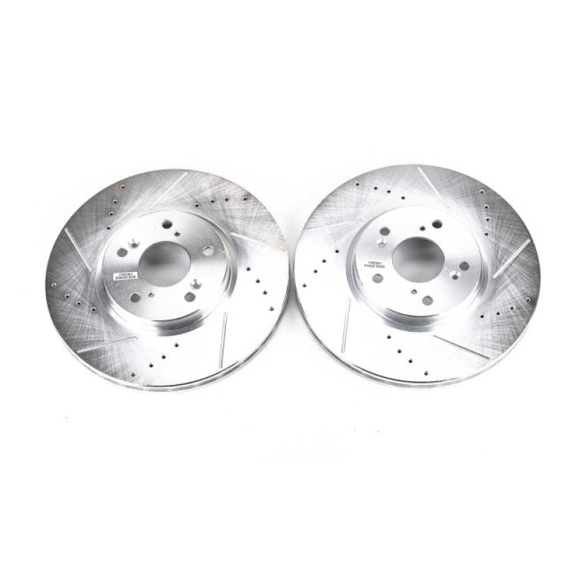 PowerStop fits Acura 04-08 TL Front Evolution Drilled & Slotted Rotors - Pair