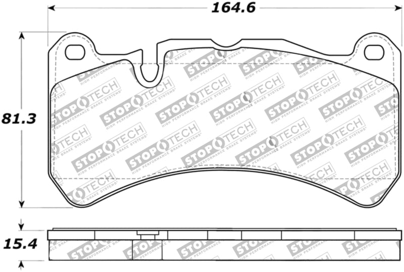 Stoptech 309.1116 Performance Brake Pads