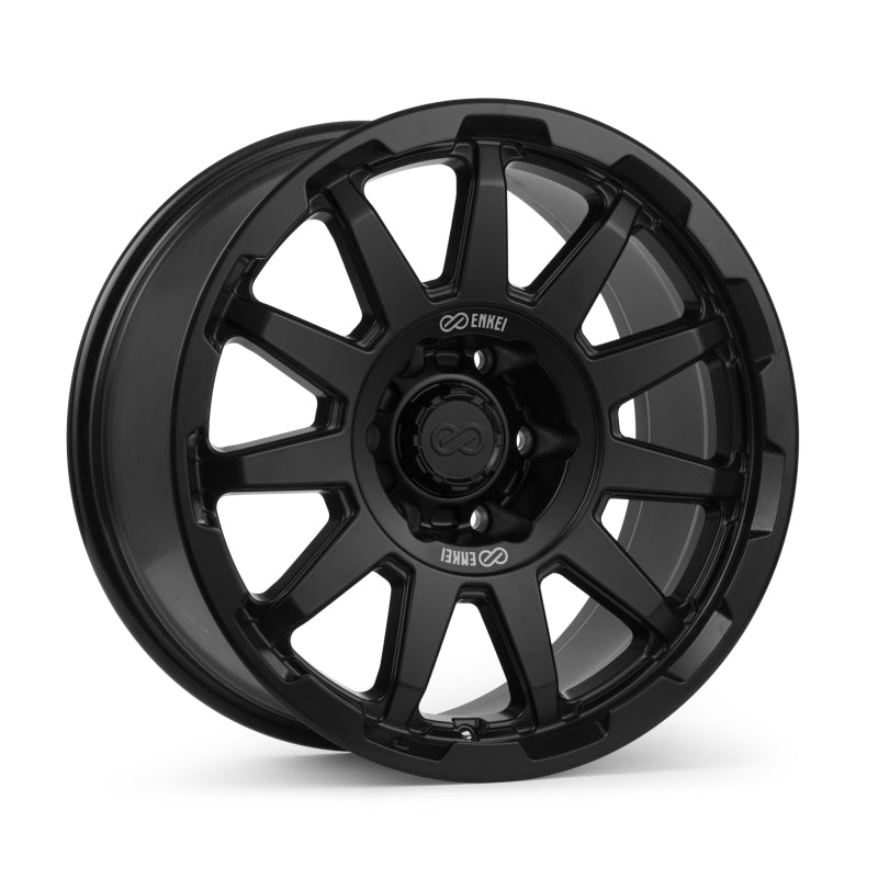Enkei 551-790-9512BK Trail-Cross 17x9in / 6x135 BP / 12mm Offset / 87.1mm Bore - Matte Black Wheel