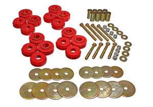 Energy Suspension 4.4110R fits Bronco Body Mount W/Hardware - Red