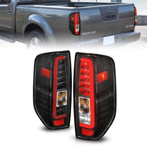 ANZO 311443 2005-2021 fits Nissan Frontier LED Taillights Black Housing/Clear Lens