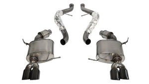 CORSA Performance 14568BLK Corsa 2008-2012 fits BMW M3 Convertible E93 Black Sport Cat-Back Exhaust