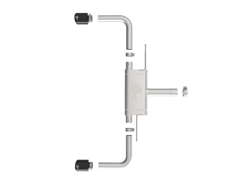 aFe 49-36355-B MACHForce XP Exhausts Axle-Back 21-24 fits BMW 228i 2.0T (SS w/ Black Tips)