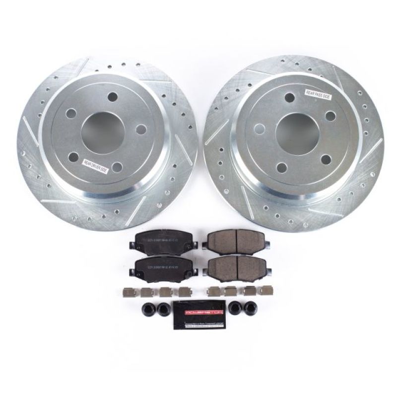 PowerStop K3090 fits Jeep 07-17 Wrangler Rear Z23 Evolution Sport Brake Kit