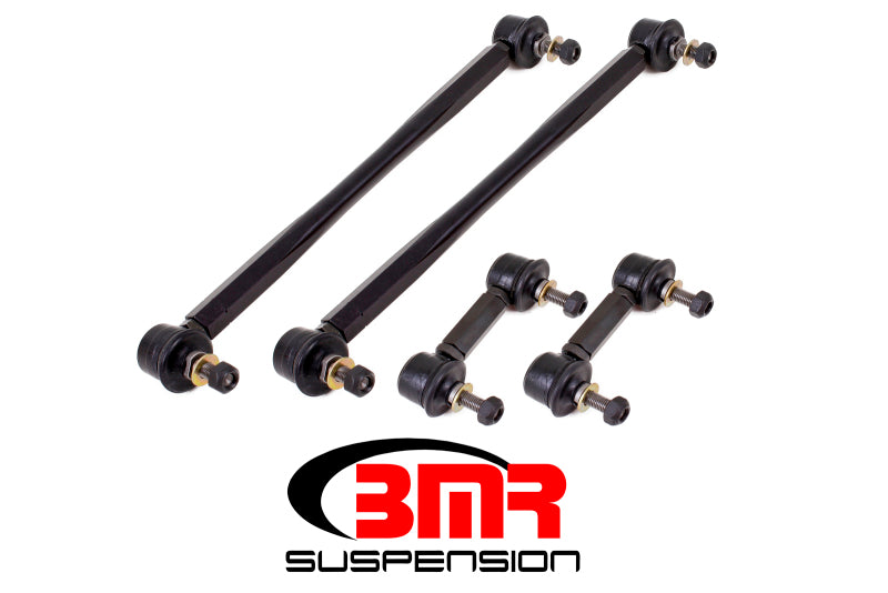 BMR ELK004 5th Gen Camaro Front and Rear Sway Bar End Link Kit - Black