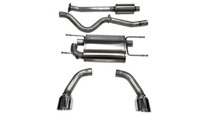 CORSA Performance 14864 Corsa 2012-2025 fits Scion FRS / Subaru BRZ Polished Sport Cat-Back Exhaust
