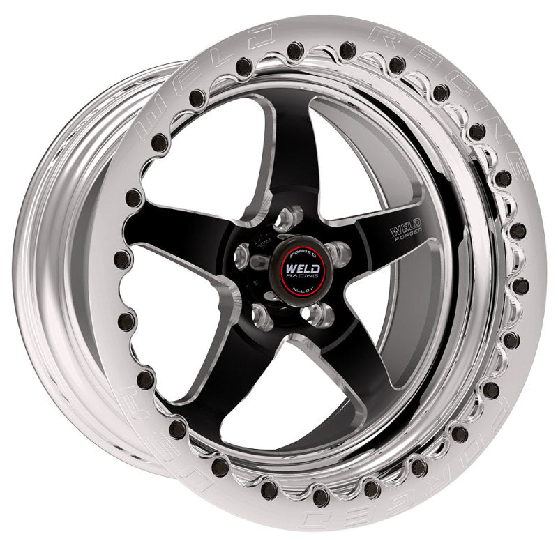 Weld  71MB7120A48G S71 17x12 / 5x4.5 BP / 4.8in. BS Black Wheel (Medium Pad) - P