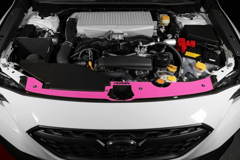 Perrin PSP-ENG-513HP 22-23 fits Subaru WRX Radiator Shroud - Hyper Pink