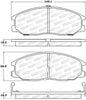 Stoptech 308.0864 Street Brake Pads