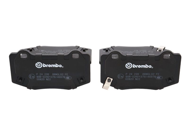 Brembo OE P24239 15-22 fits Ford Mustang PRIME Low-Met Brake Pad - Rear