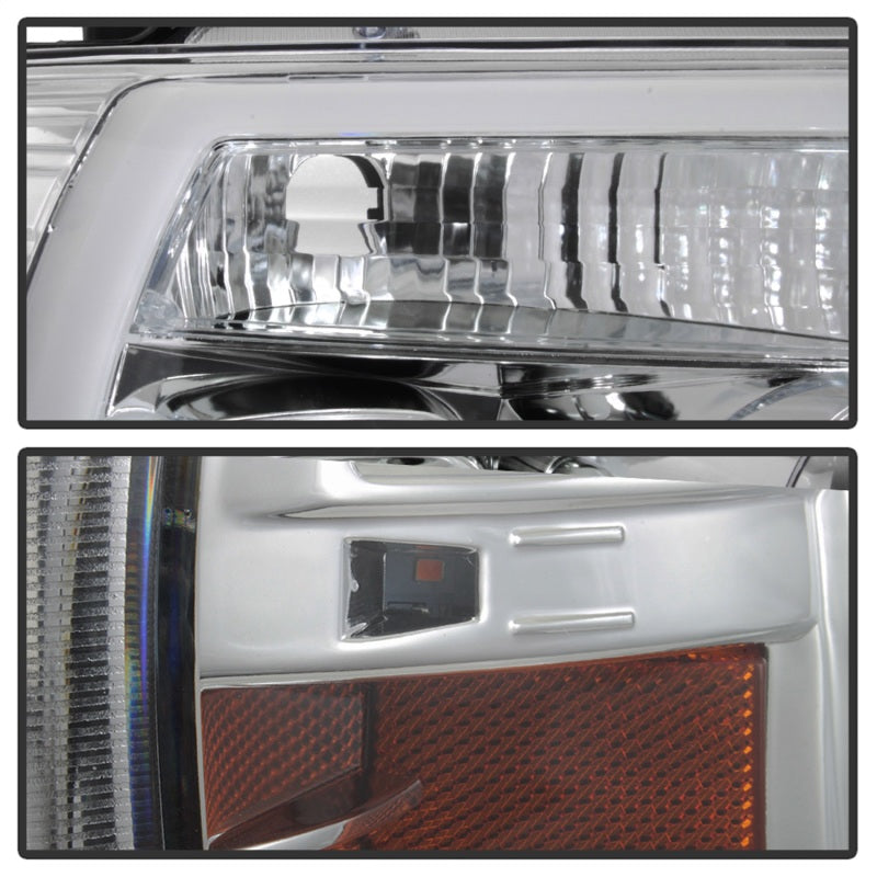 Spyder 5084637 fits Ford 04-08 F-150 Light Bar Projector Headlights - Chrome (P