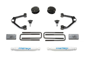 Fabtech K1126 19-21 fits GM C/K1500 P/U 3in Budget Sys w/Perf Shks