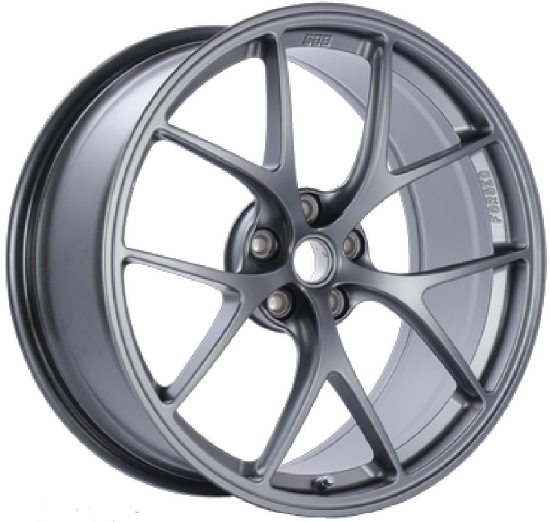 BBS FI029TI FI 20x9.5 5x120 ET26 CB72.5 Titanium Wheel -82mm PFS/Clip Req