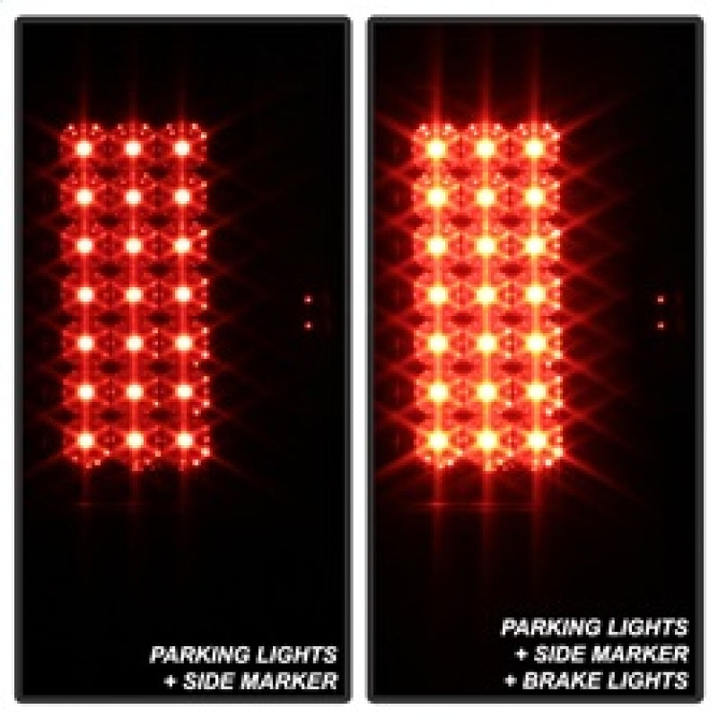 Spyder 5083296 fits Ford 08-16 Super Duty LED Tail Lights Black Smoke ALT-YD-FS