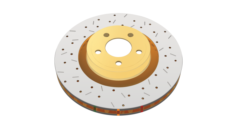 DBA 05-16 Saab 9-2X Linear/ 2.5i Front 4000 Series Drilled & Slotted Rotor
