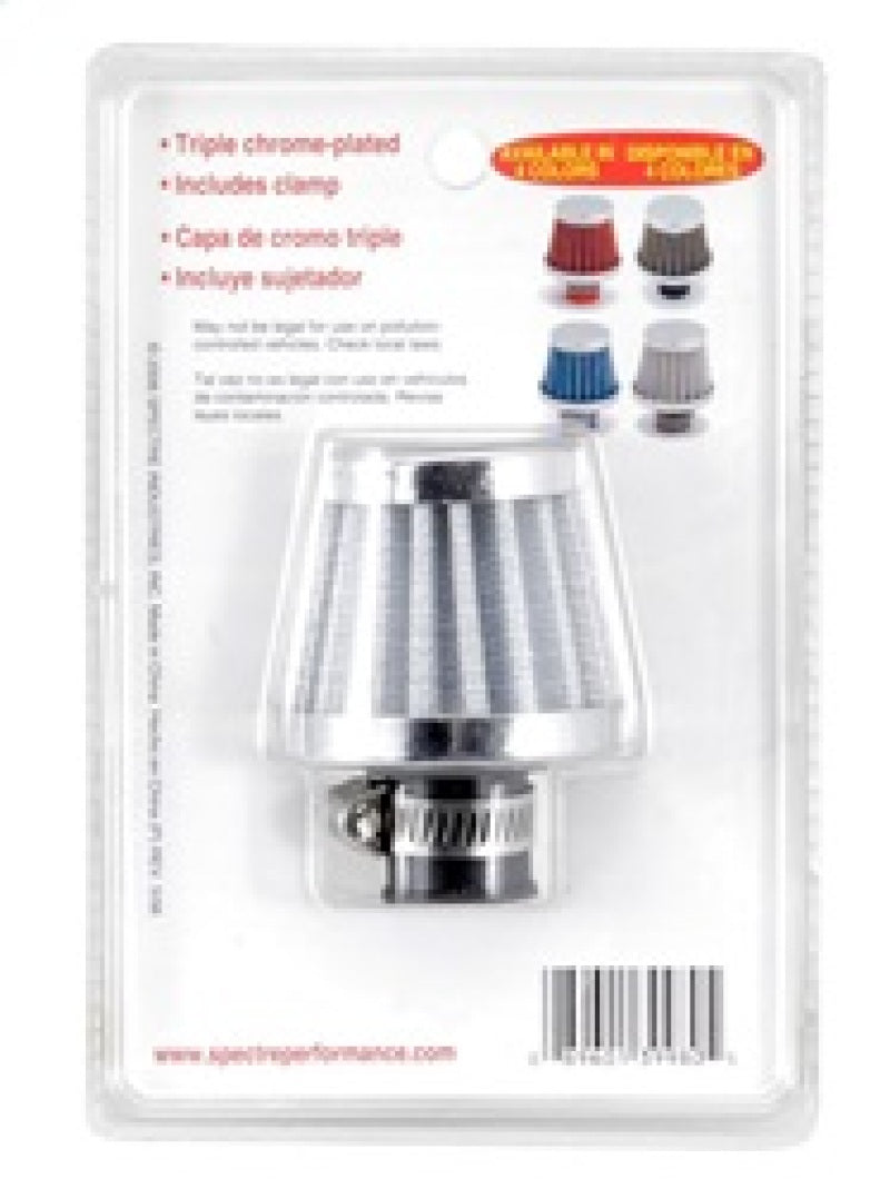 Spectre 3998 Breather Filter 10mm Flange / 2in. OD / 1-3/4in. Height - White