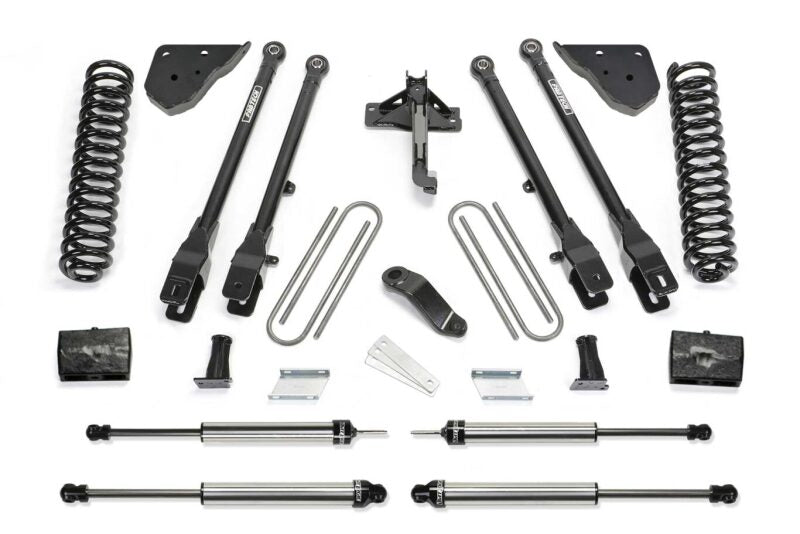 Fabtech K2431DL 23-24 fits Ford F450/F550 4WD 6in 4 Link Lift Kit w/ Dirt Logic Shocks