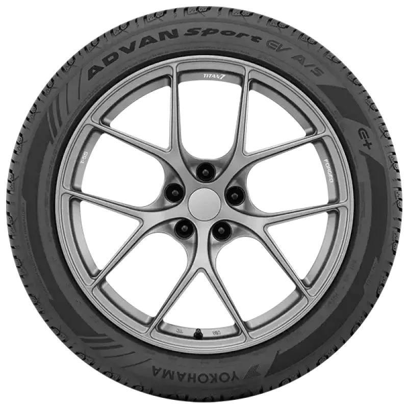 Yokohama Tire 110140569 Yokohama Advan Sport EV A/S Tire - 275/45R20 110V