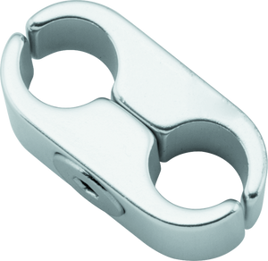 BikeMaster 152467 BikeMaster 2 Lines Cable Clamp - Silver