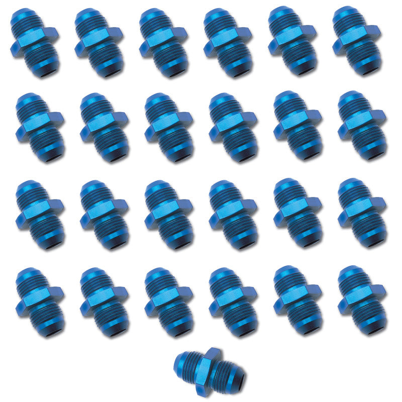 Russell 660358 Performance -6 AN Flare Union (Blue) (25 pcs.)