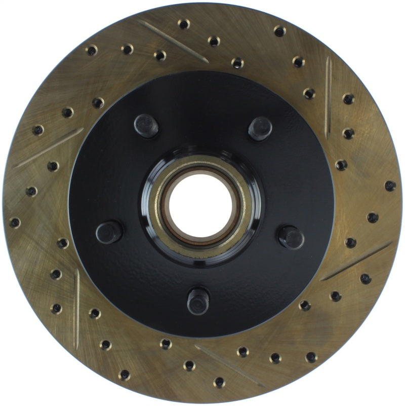 Stoptech 127.66011L Slotted & Drilled Sport Brake Rotor