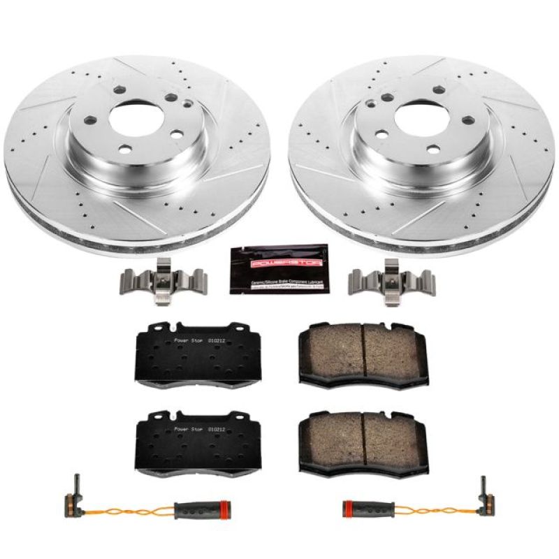 PowerStop K6750 fits Mercedes-Benz SL500 Front Z23 Evolution Sport Brake Kit