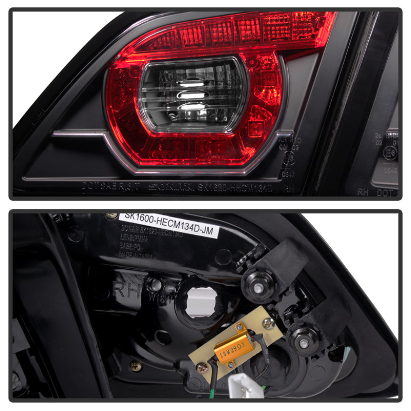 Spyder 5080974 fits Chevy 14-20 SS 2016 LED Tail Lights Black ALT-YD-CVSS14-LED